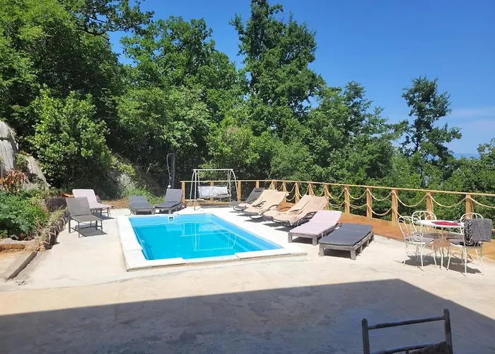 Apartament Mit Pool Kroatien Mit Meerblick Und Pool