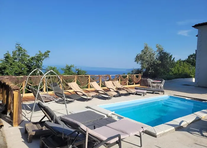 Mit Pool Kroatien Mit Meerblick Und Pool