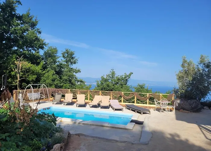 Mit Pool Kroatien Mit Meerblick Und Pool Apartament Lovran
